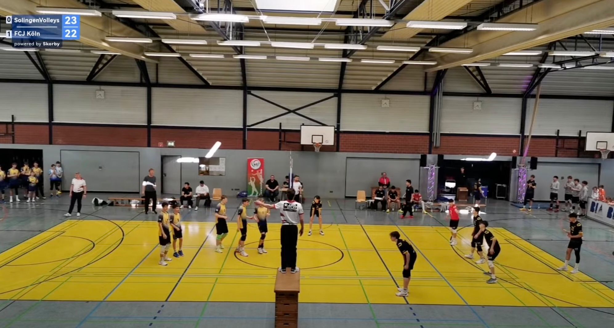 Live Stream with Score Overlay